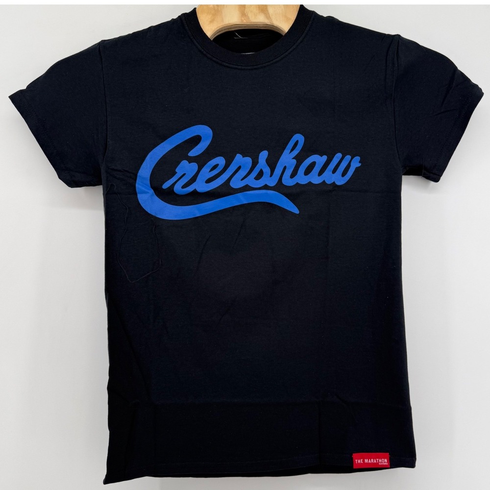 NWT The Marathon Clothing Crenshaw Nipsey Black Graphic T Shirt Size Small TMC - Picture 3 of 10